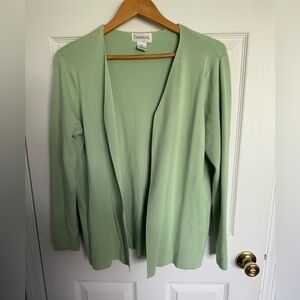 Chadwicks Light Green Cardigan